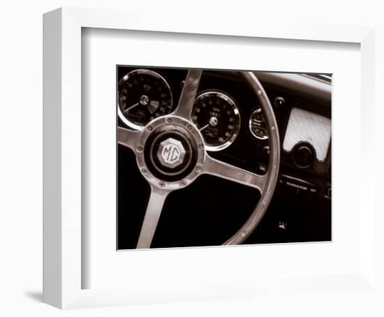 Steering Wheel-John Maggiotto-Framed Art Print