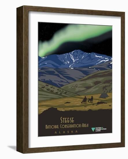 Steese National Conservation Area-Bureau of Land Management-Framed Art Print