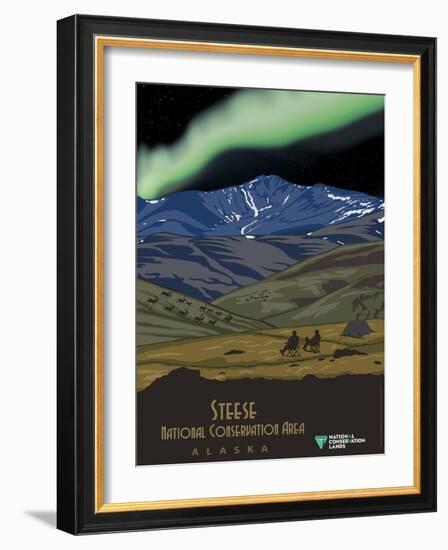 Steese National Conservation Area-Bureau of Land Management-Framed Art Print