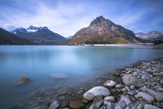 Lake Silvretta Stausee on the pass Bieler Hohe, Austrian Alps, Austria, Europe-Stefan Schurr-Photographic Print