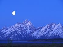 Moonlight on Grand Teton Range, Wyoming, USA-Stefano Amantini-Photographic Print
