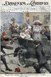 Assassination of Franz Ferdinand, Archduke of Austria, and His Wife Sophie, in Sarajevo-Stefano Bianchetti-Giclee Print