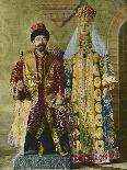 Czar of Russia Nicolas II (1868-1918) and His Wife Alexandra Fedorovna-Stefano Bianchetti-Photographic Print