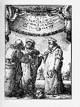 Frontispiece of the Dialogue Concerning the Two Chief World Systems by Galileo Galilei, 1632-Stefano Della Bella-Giclee Print