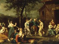 Peasants Dancing and Making Music in a Landscape-Stefano Ghirardini-Premier Image Canvas