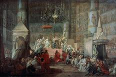 The Coronation of the Empress Catherine II of Russia on 12th September 1762, 1777-Stefano Torelli-Framed Giclee Print