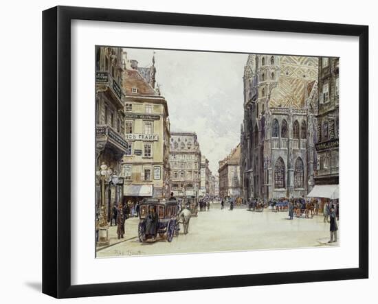 Stefanplatz, Vienna-Rudolf Bernt-Framed Giclee Print