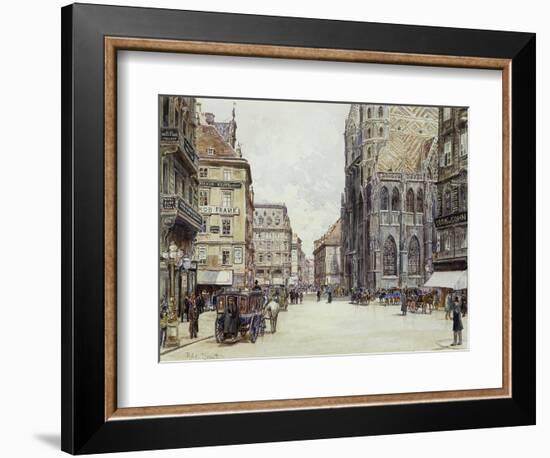 Stefanplatz, Vienna-Rudolf Bernt-Framed Giclee Print