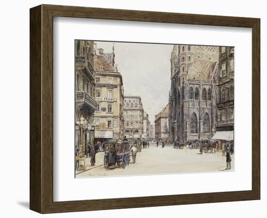 Stefansplatz, Vienna-Rudolf Bernt-Framed Giclee Print