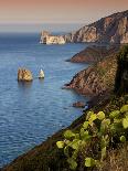 Italy, Sardinia, Nebida, Coastline, Sea, Dusk, Europe, South Island, West Coast, Scenery-Steffen Beuthan-Framed Photographic Print