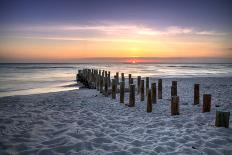 Ruins of the Old Naples Pier at Sunset on the Ocean-steffstarr-Photographic Print