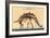Stegosaurus Skeleton-null-Framed Art Print