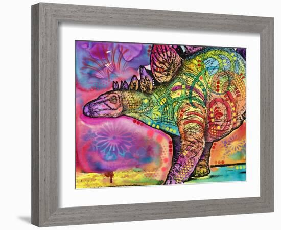 Stegosaurus-Dean Russo-Framed Giclee Print