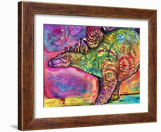 Stegosaurus-Dean Russo-Framed Giclee Print