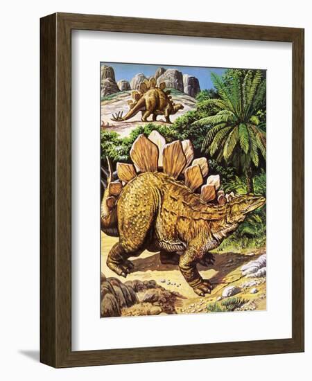 Stegosaurus-Payne-Framed Giclee Print