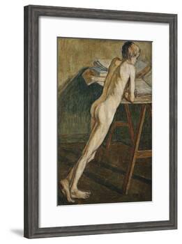 Stehender Knabenakt (Knabenakt) , 1907-Christian Rohlfs-Framed Giclee Print