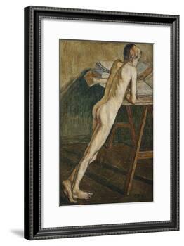Stehender Knabenakt (Knabenakt) , 1907-Christian Rohlfs-Framed Giclee Print