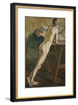 Stehender Knabenakt (Knabenakt) , 1907-Christian Rohlfs-Framed Giclee Print