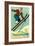 Steiermark Ski Poster-null-Framed Art Print