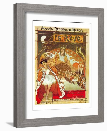 Steinlen Gastinel Ballet Reve-null-Framed Art Print