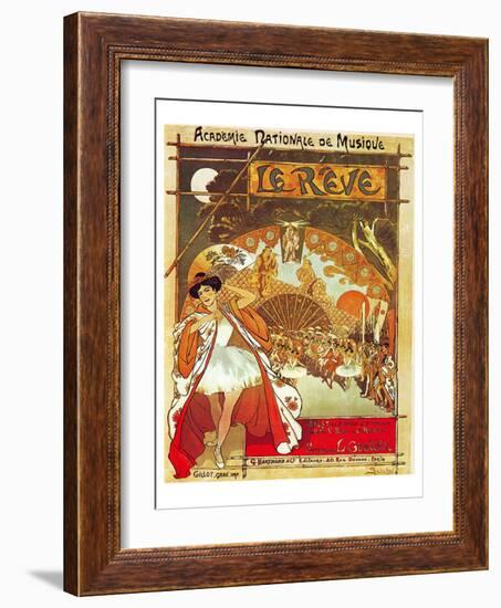 Steinlen Gastinel Ballet Reve-null-Framed Art Print