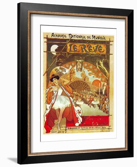 Steinlen Gastinel Ballet Reve-null-Framed Art Print