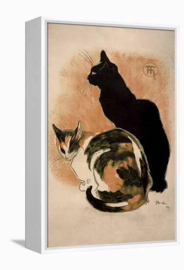 Steinlen, Two Cats-null-Framed Premier Image Canvas