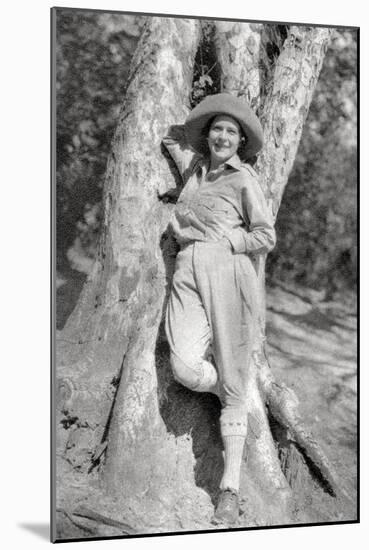 Stella Court Treatt, British Adventurer, Author and Film Maker, Maereres, Tanganyika, 1925-Thomas A Glover-Mounted Giclee Print