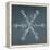 Stellar Dendrite Snowflake-null-Framed Premier Image Canvas