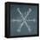 Stellar Dendrite Snowflake-null-Framed Premier Image Canvas