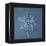 Stellar Dendrite Snowflake-null-Framed Premier Image Canvas