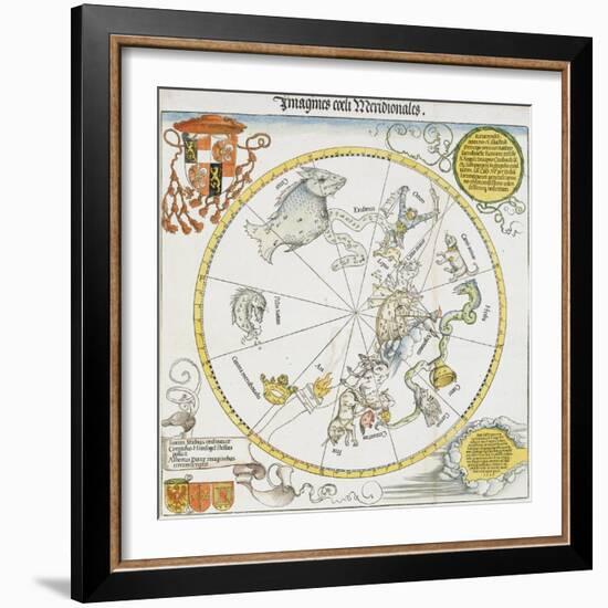 Stellar Map of the Southern Sky, 1515-Albrecht Dürer-Framed Giclee Print