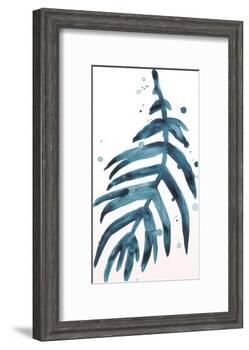 Stems in Indigo IV-June Erica Vess-Framed Art Print