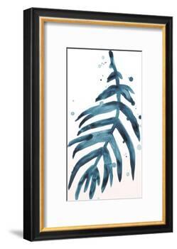 Stems in Indigo IV-June Erica Vess-Framed Art Print