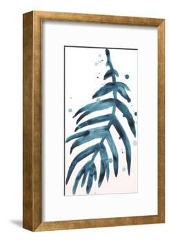 Stems in Indigo IV-June Erica Vess-Framed Art Print