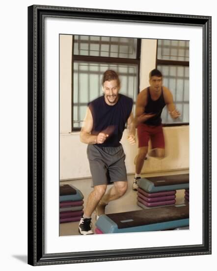 Step Aerobics Class-null-Framed Photographic Print