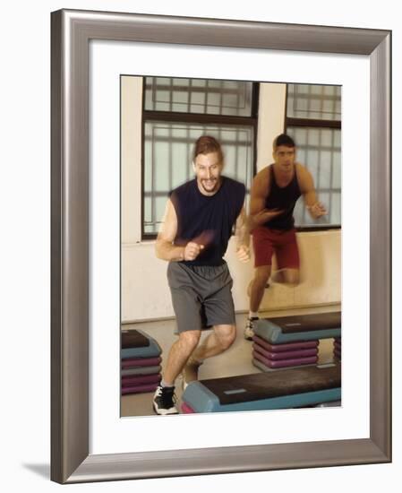 Step Aerobics Class-null-Framed Photographic Print