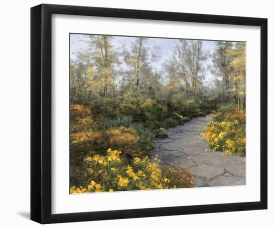 Step into Autumn-Diane Romanello-Framed Art Print