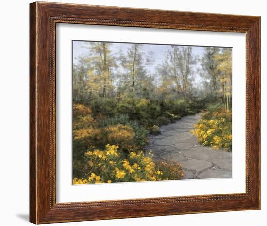 Step into Autumn-Diane Romanello-Framed Art Print