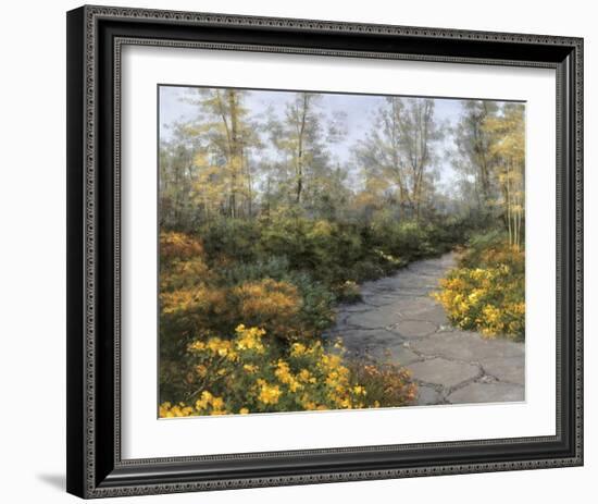 Step into Autumn-Diane Romanello-Framed Art Print