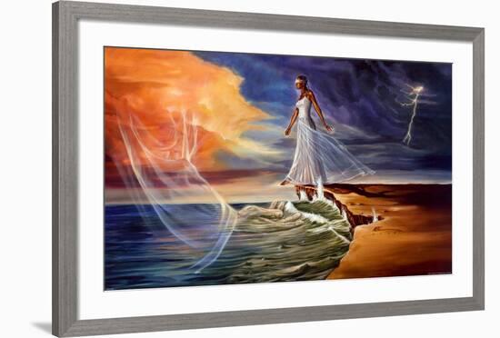 Step Out on Faith-Kevin A^ Williams-Framed Art Print