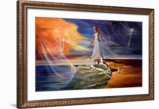 Step Out on Faith-Kevin A^ Williams-Framed Art Print