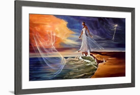 Step Out on Faith-Kevin A^ Williams-Framed Art Print