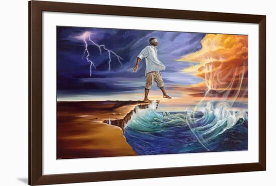 Step Out on Faith-Kevin A^ Williams-Framed Art Print