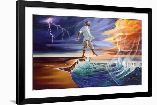 Step Out on Faith-Kevin A^ Williams-Framed Art Print