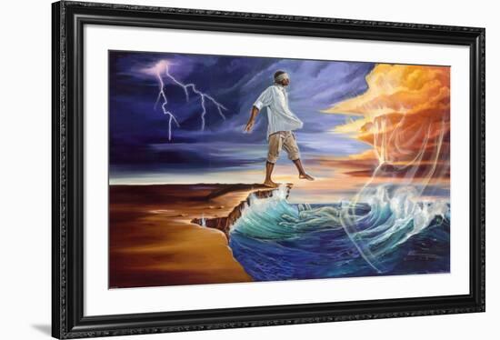 Step Out on Faith-Kevin A^ Williams-Framed Art Print