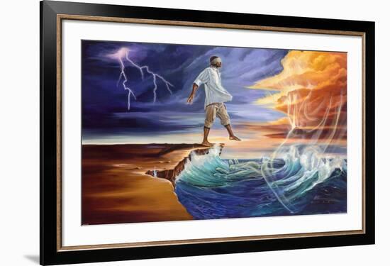 Step Out on Faith-Kevin A^ Williams-Framed Art Print