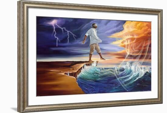 Step Out on Faith-Kevin A^ Williams-Framed Art Print