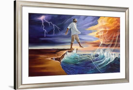 Step Out on Faith-Kevin A^ Williams-Framed Art Print