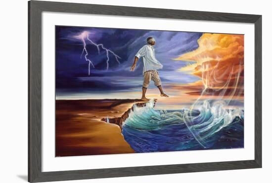 Step Out on Faith-Kevin A^ Williams-Framed Art Print